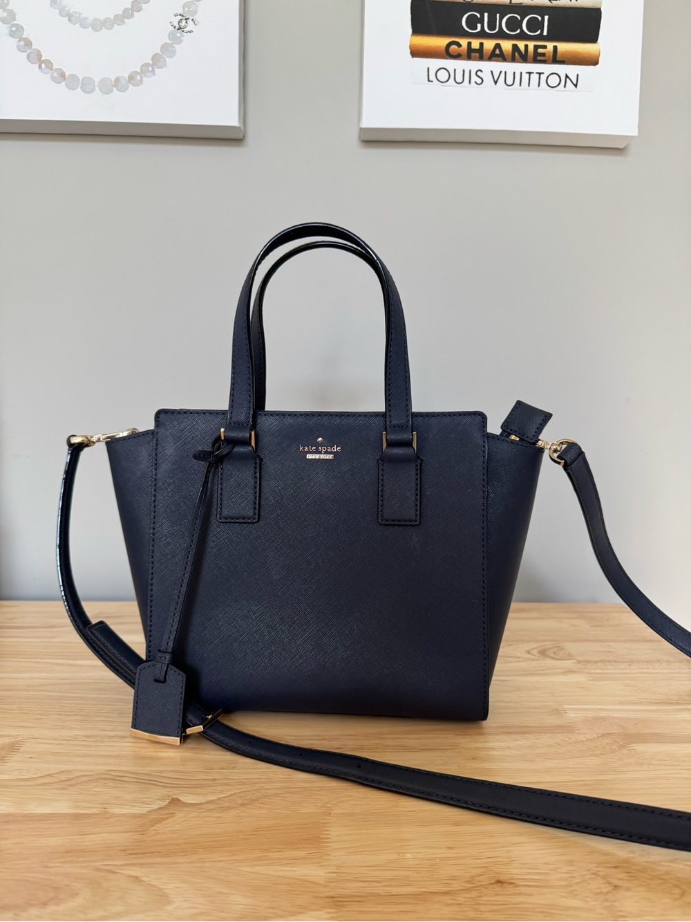 Kate Spade Cameron Medium Satchel in Blazer Blue